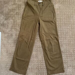 Madewell - Olive Green Trouser Jean